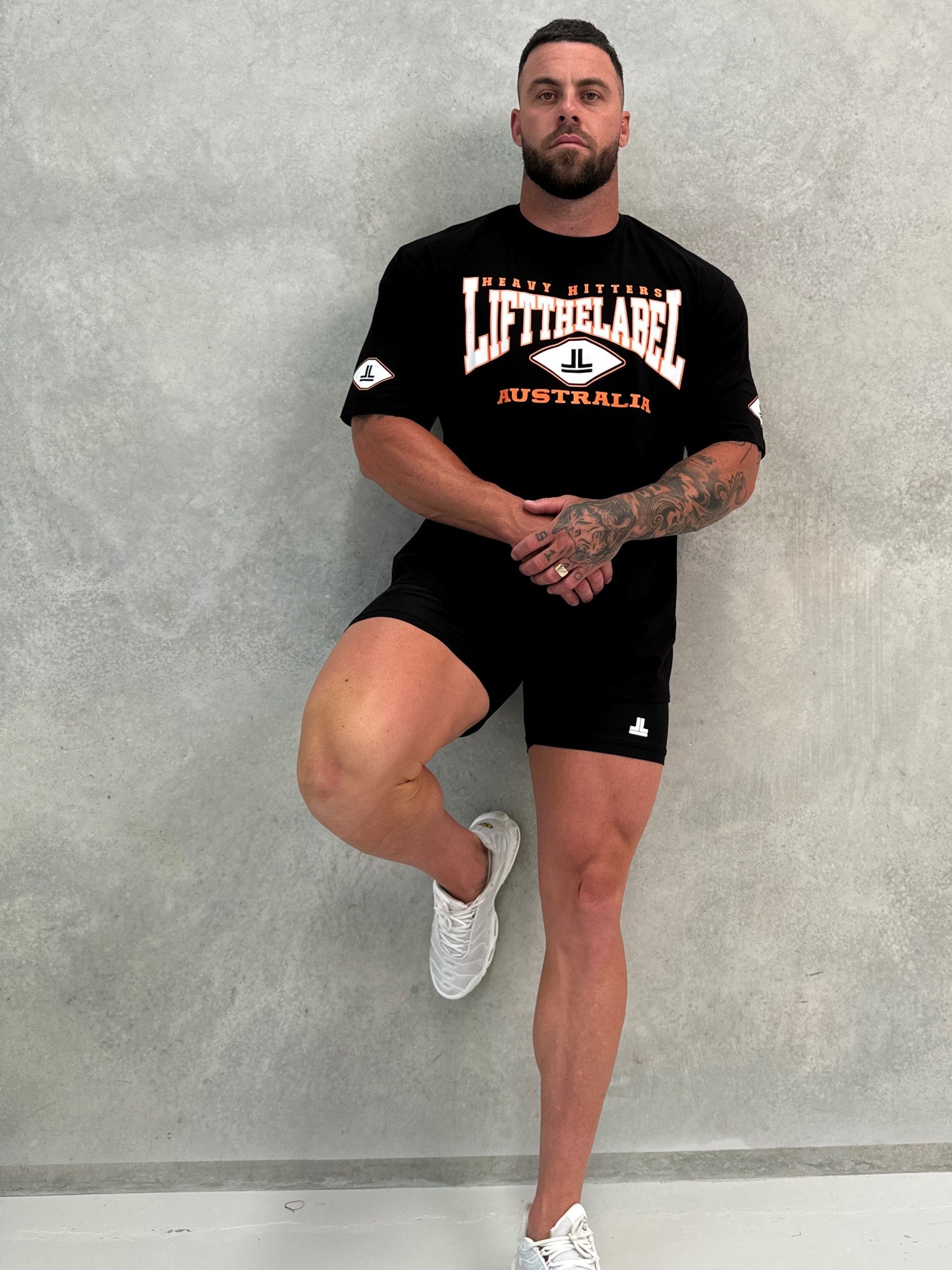 Home Tee - Black / Orange