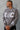 21C Skull Crew in dark stone grey, mens gym jumper by Lift The Label