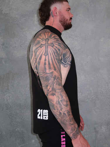 B2B Tank  - Black / White