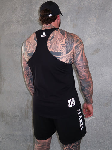 B2B T-Back  - Black / White