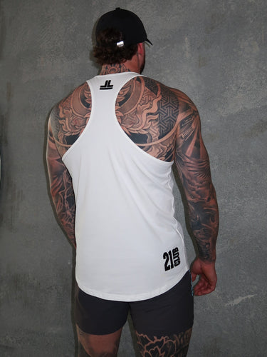 B2B T-Back  - White / Black