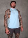 B2B Tank  - Baby Blue / White