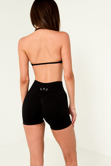 Poised Seamless Shorts - Black
