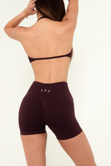 Poised Seamless Shorts - Plum