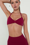 Poised Seamless Crop - Cherry Red
