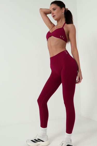 Poised Seamless leggings - Cherry Red