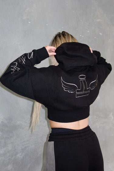 Pretty Hitters Hoodie - Black / Grey