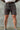 End Fit Tapered Shorts - Dark Grey Brown / Teal