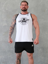 Varsity Jersey Tank 2.0 - White/Black