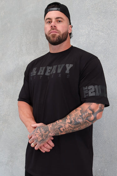 Team Hitter Tee - Black / Black