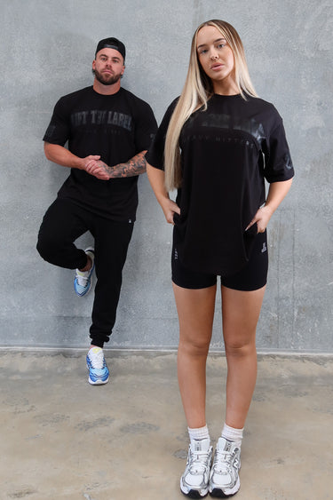 College Tee - Black / Black