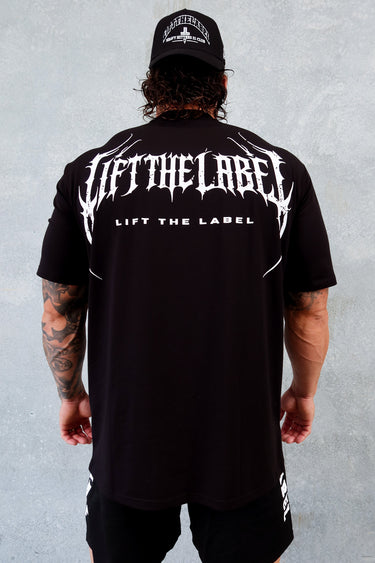METAL LOGO - BLACK / WHITE