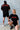METAL LOGO - BLACK / RED