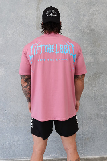 METAL LOGO - VINTAGE ROSE /  TURQUOISE