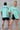METAL LOGO - AQUA / DARK GREY