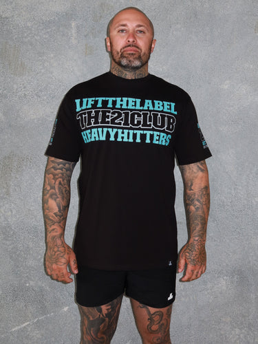 Trademark Tee - Black/ Baby Blue/ Grey
