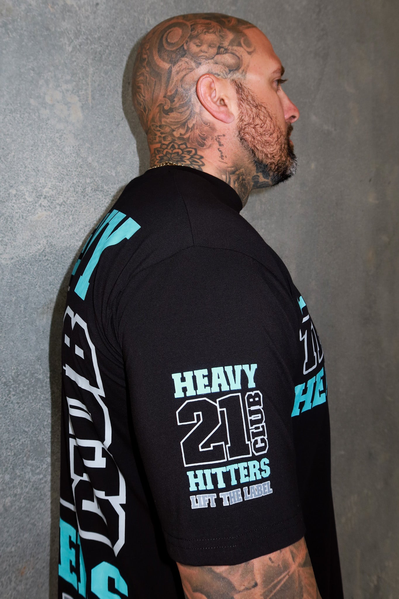 Trademark Tee - Black/ Baby Blue/ Grey