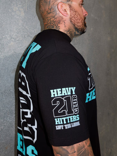 Trademark Tee - Black/ Baby Blue/ Grey
