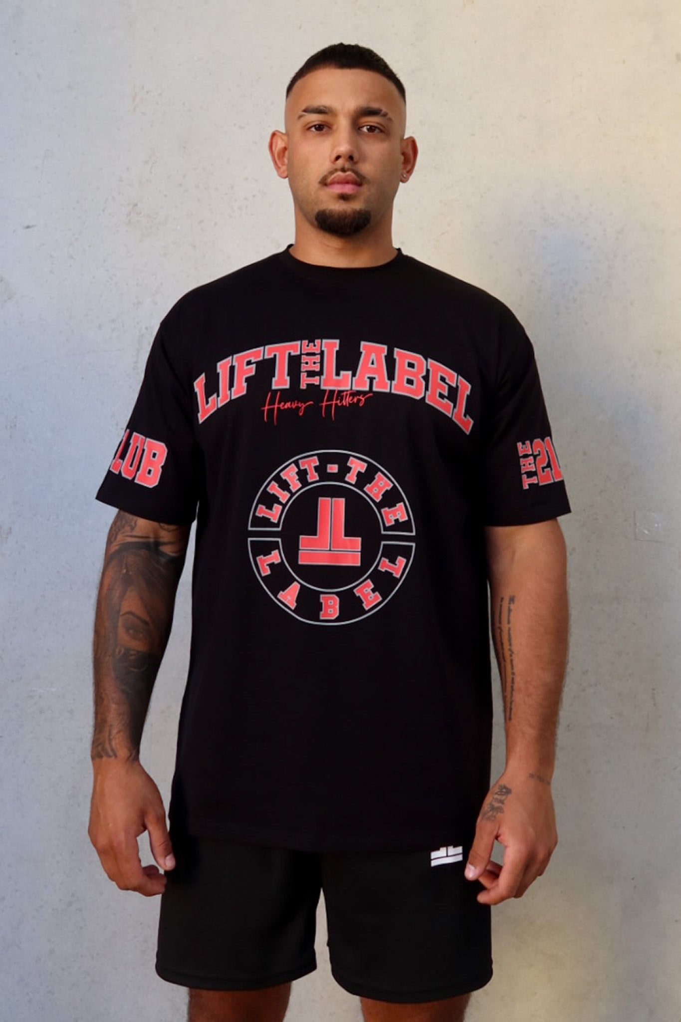 Prints Tee - Black / Red