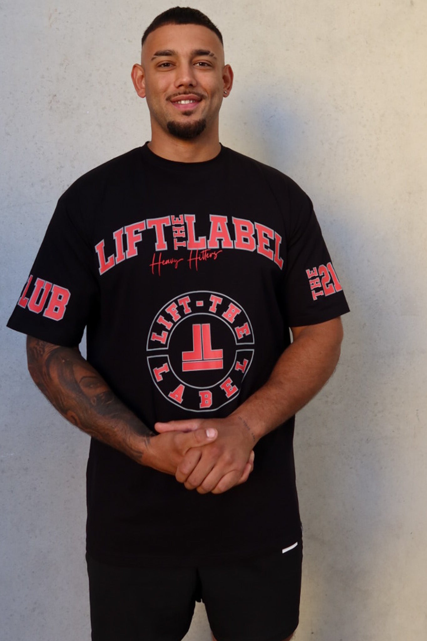 Prints Tee - Black / Red