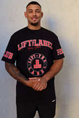 Prints Tee - Black / Red