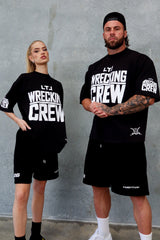 LTL BOX FIT TEE - BLACK / WHITE