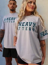 Team Hitter Tee - Stone Grey / Teal