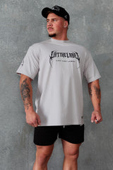 METAL LOGO - Pale Grey / Black
