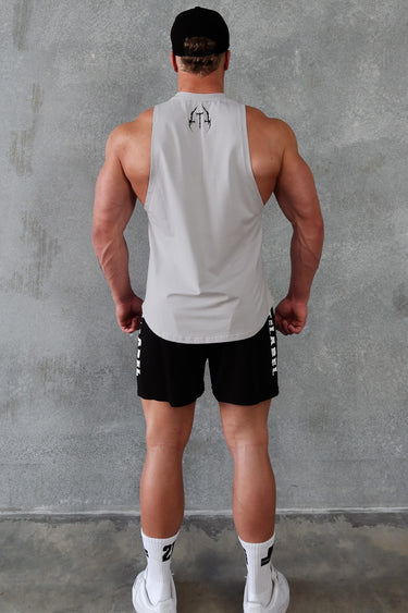 Metal Tank - Pale Grey / Black
