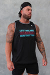 Trademark Jersey Tank - Black / Tahitian Teal / Pink