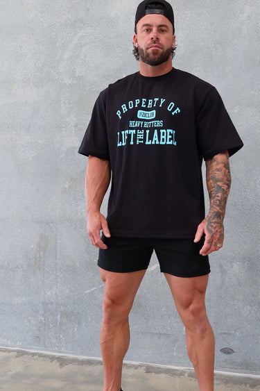 Skull Tee - Black / Teal