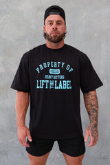 Skull Tee - Black / Teal