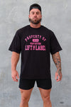 Skull Tee - Black / Hot Pink