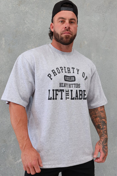 Skull Tee - Grey Marle