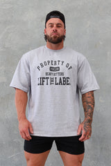Skull Tee - Grey Marle