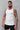 Beater in off-white, mens gym beater tank by Lift The Label