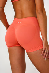 Poised Seamless Shorts - Coral