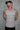 Beater in silver grey, mens gym beater tank by Lift The Label