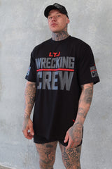 Wrecking Crew Tee - Black / Red / Grey