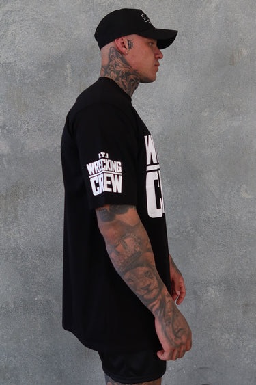 Wrecking Crew Tee - Black / White