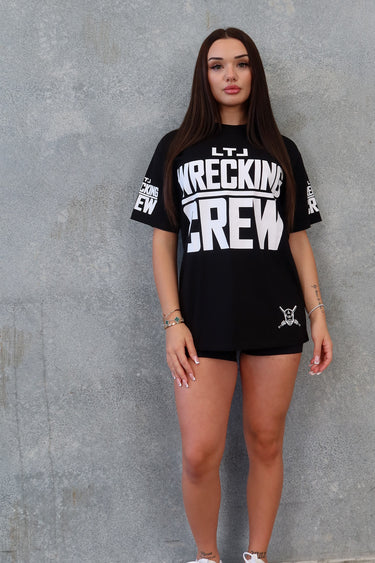 Wrecking Crew Tee - Black / White