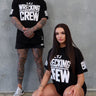 Wrecking Crew Tee in black and white, mens gym tee by Lift The Label, view 7