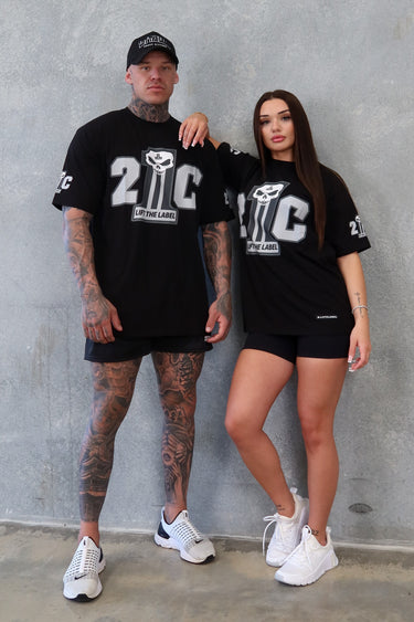 21C Tee - Black / Grey