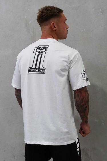 21C Tee - White / Black
