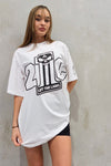 21C Tee - White / Black