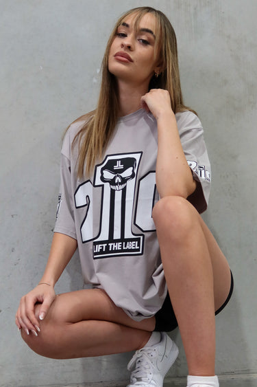 21C Tee - Stone Grey / Black / White
