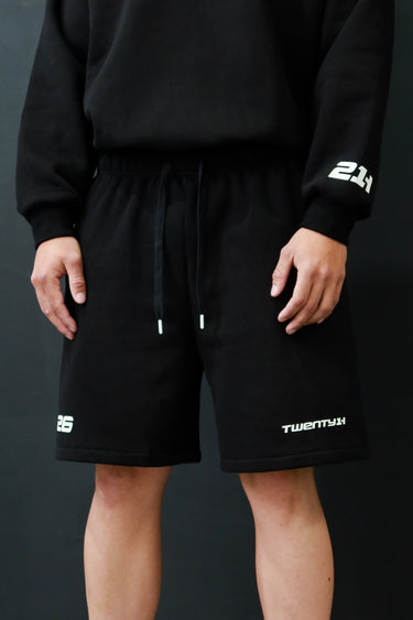21H Signature Shorts - Black / White