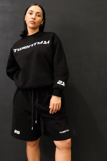 21H Signature Shorts - Black / White