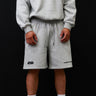 21H Signature Shorts in grey and black, premium streetwear by Lift The Label, view 2