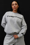 21H Signiture Cropped Crew - Grey / Black